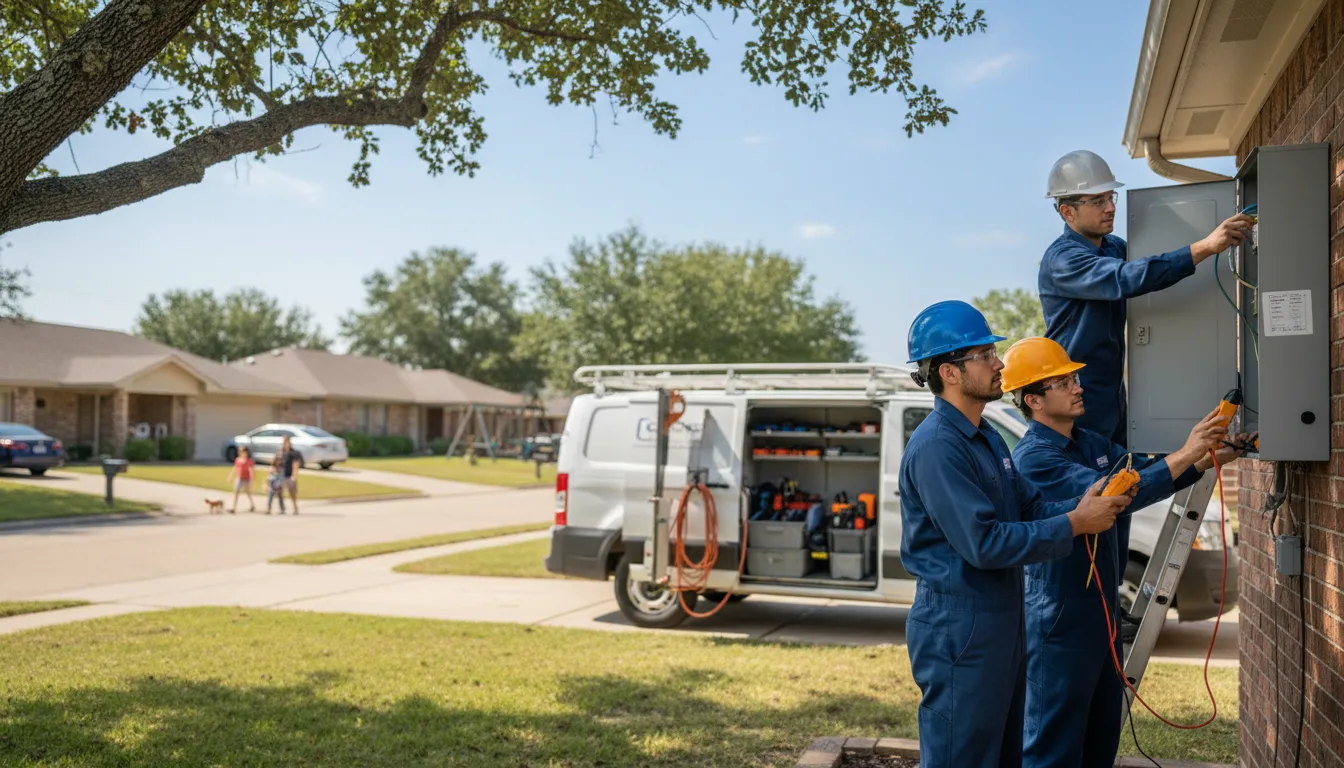 Certified electrician providing emergency electrical services in Texarkana, TX